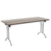 One Union Rectangular Folding Table (FSC) | 1600 X 700 | Grey Oak/Silver