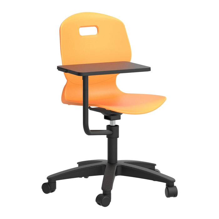 Arc Swivel Chair With Arm Tablet | Marigold