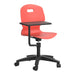 Arc Swivel Tilt Chair with Arm Tablet | Coral