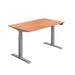 Economy Sit Stand Desk (FSC) | 1800 X 800 | Beech/Silver