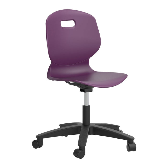 Arc Swivel Tilt Chair | Grape