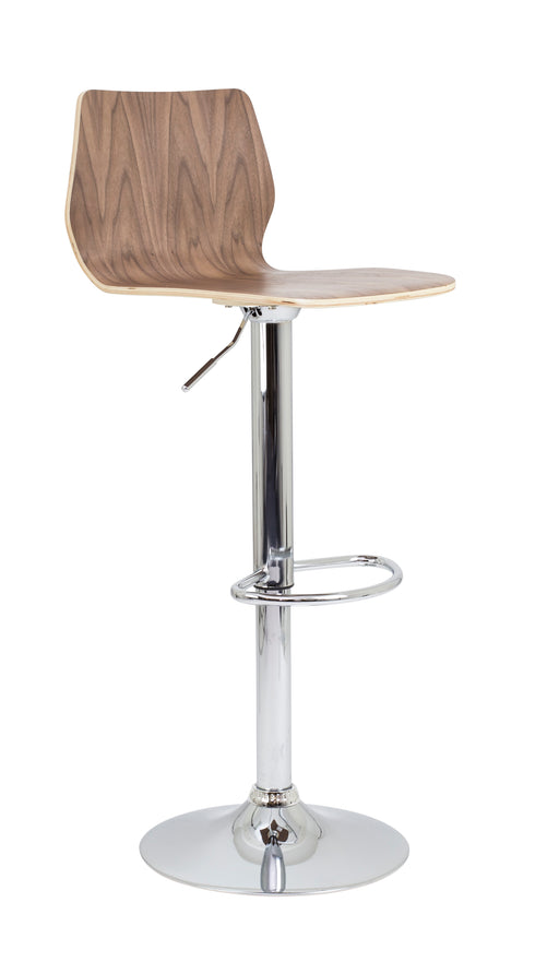 Stork Gas Lift Stool | Walnut