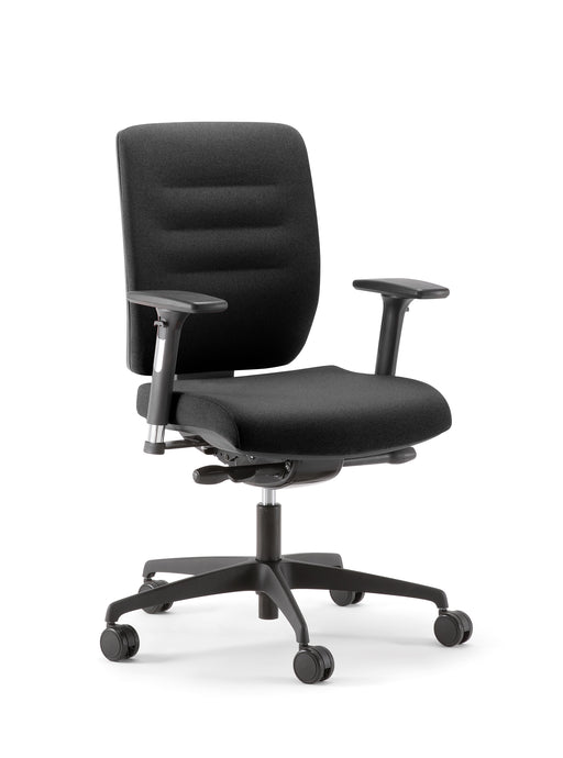 Bengal Heavy Duty Chair | Mid Back | Black/Black