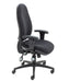 Maxi Ergo Chair with Lumbar Pump | Adjustable Arms | Charcoal