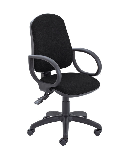 Calypso 2 Deluxe Chair | Fixed Arms | Black