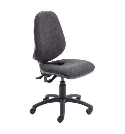 Calypso Ergo 2 Lever Office Chair with Lumbar Pump | No Arms | Charcoal