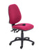 Calypso Ergo 2 Lever Office Chair with Lumbar Pump | No Arms | Claret