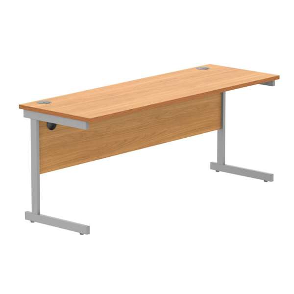 Office Rectangular Desk with Steel Single Upright Cantilever Frame (FSC)