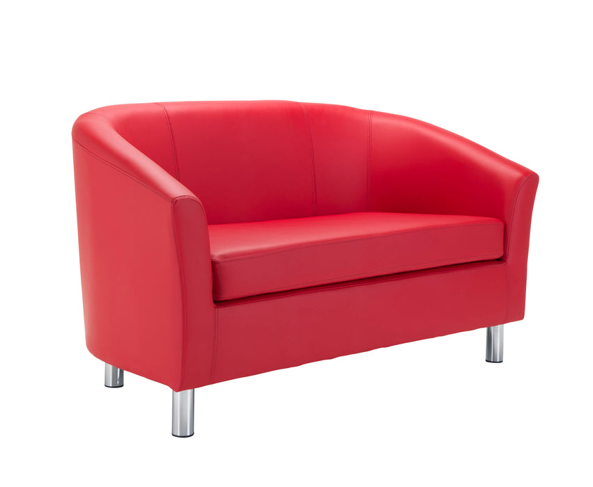 Vibrant Tub Sofa Metal Feet