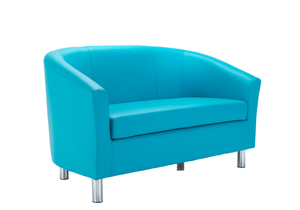 Vibrant Tub Sofa Metal Feet