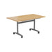 One Rectangular Tilting Table (FSC) | 1200 X 700 | Nova Oak/Silver