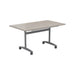 One Rectangular Tilting Table (FSC) | 1400 X 700 | Grey Oak/Silver