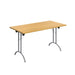 One Union Rectangular Folding Table (FSC) | 1400 X 700 | Nova Oak/Silver