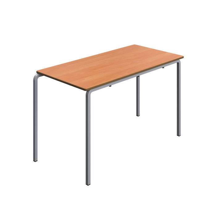 Titan Crush Bent Frame Table | 1200x600x710 |Beech/Grey