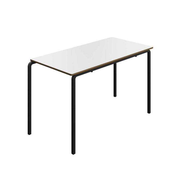 Titan Crush Bent Frame Table | 1200x600x710 |White/Black