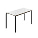 Titan Crush Bent Frame Table | 1200x600x710 |White/Black