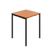 Titan Welded Frame Table | 600x600x710 | Beech/Black