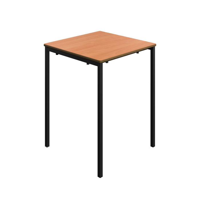 Titan Welded Frame Table | 600x600x760 | Beech/Black