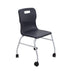 Titan Move 4 Leg Chair with Castors | Charcoal