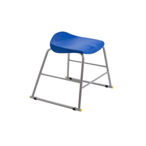 Titan Stool | Size 3 | Grey Frame | Blue