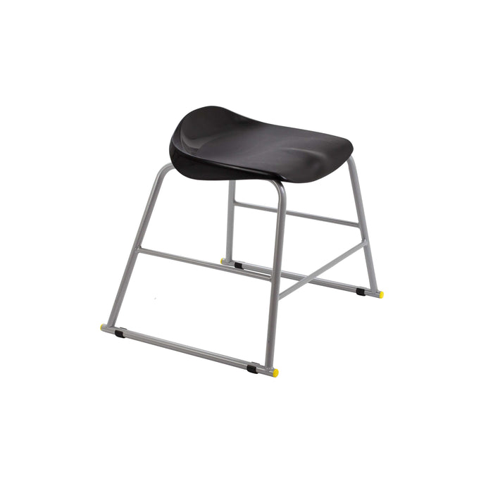 Titan Stool | Size 3 | Grey Frame | Black