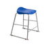 Titan Stool | Size 4 | Grey Frame | Blue