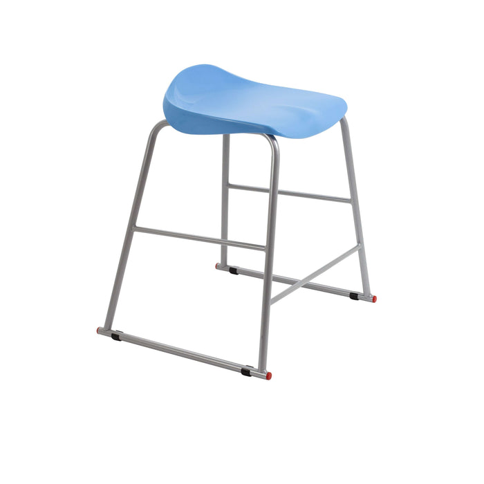 Titan Stool | Size 4 | Grey Frame | Sky Blue