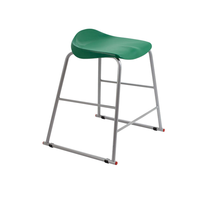 Titan Stool | Size 4 | Grey Frame | Green