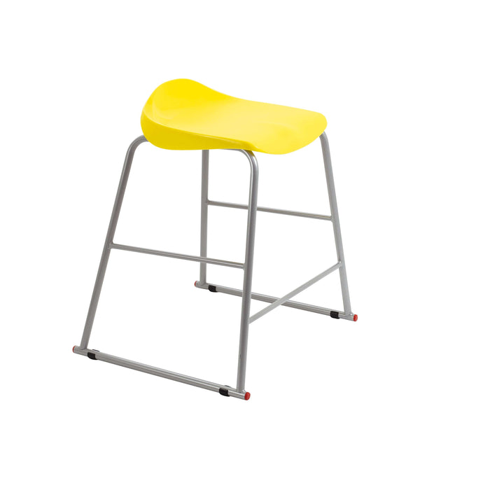 Titan Stool | Size 4 | Grey Frame | Yellow