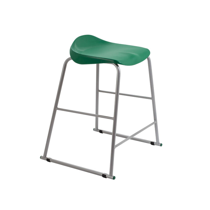 Titan Stool | Size 5 | Grey Frame | Green