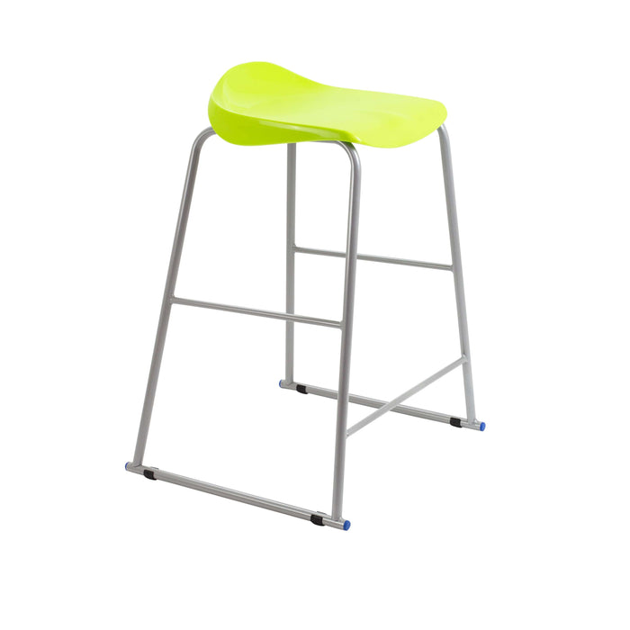 Titan Stool | Size 6 | Grey Frame | Lime