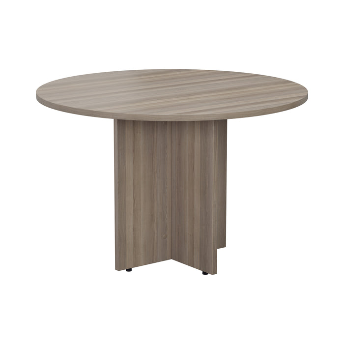 Round Meeting Table (FSC) | 1100mm | Grey Oak