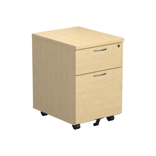 Mobile Pedestal 2 Drawer (FSC) | Maple