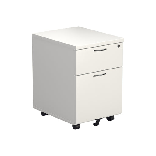 Mobile Pedestal 2 Drawer (FSC) | White