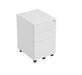 Under Desk Steel Pedestal 3 Drawers | White