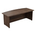 Regent Bow Fronted Executive Desk (FSC) | Dark Walnut