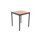 Titan Table | 600 X 600 X 760 | Beech/Black