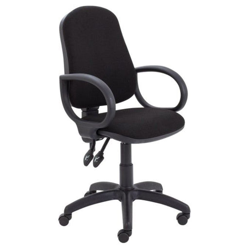 Calypso II Highback Operator Chair Office Chair, Fabric Office Chair TC Group Black Fixed 