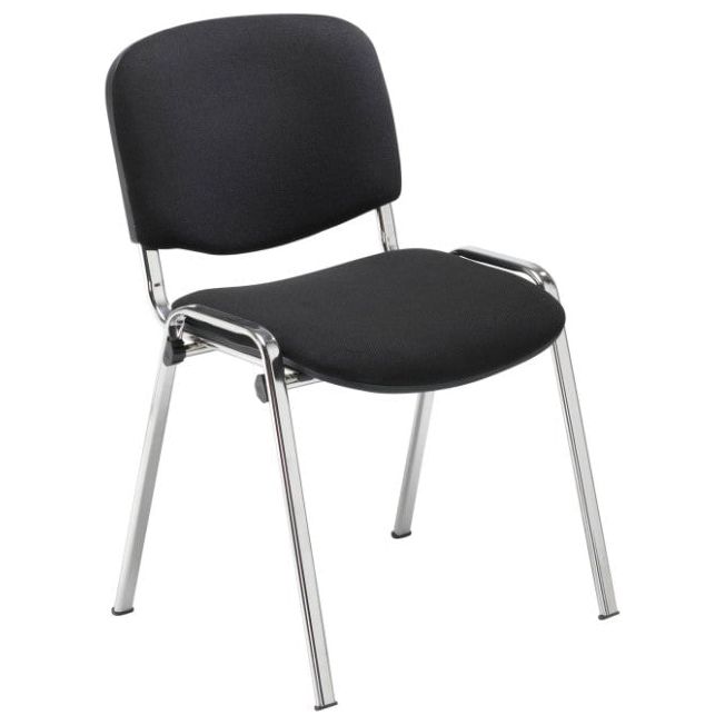 Club Conference Room Chair - Chrome Frame