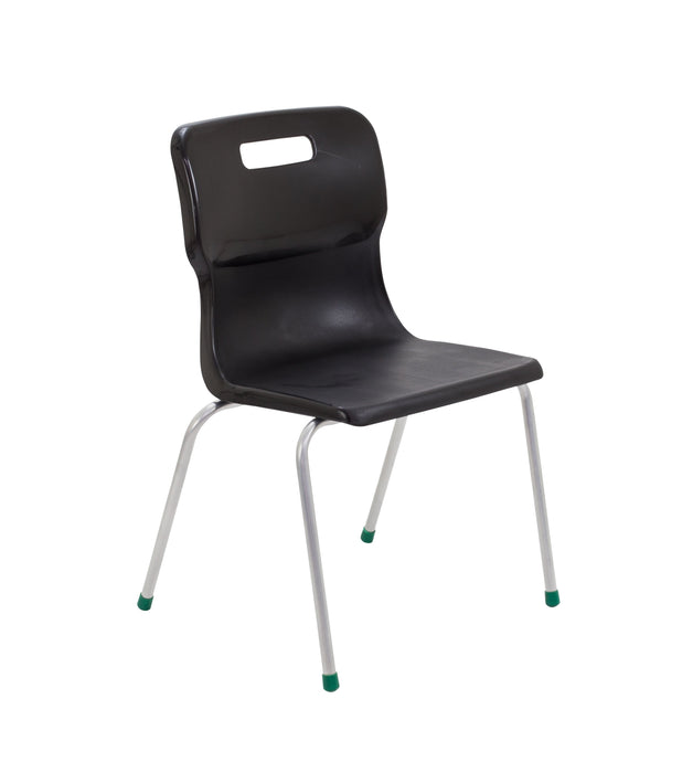 Titan 4 Leg Chair - Age 11-14 4 Leg TC Group Black 