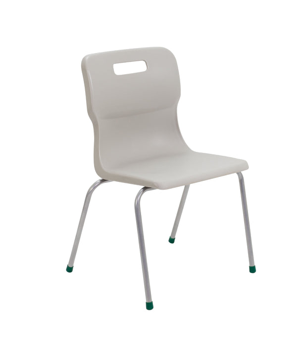 Titan 4 Leg Chair - Age 11-14 4 Leg TC Group Grey 