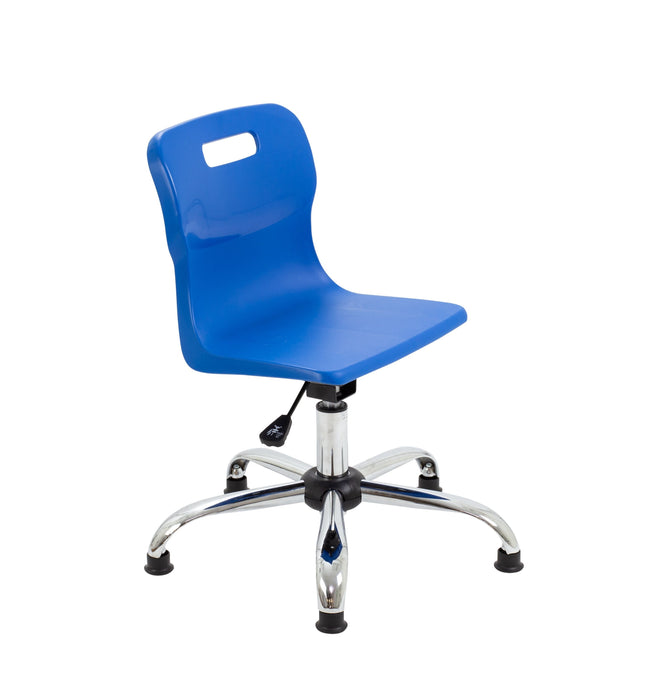 Titan Swivel Junior Chair Swivel TC Group Blue Glides 