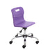 Titan Swivel Junior Chair Swivel TC Group Purple Castors 