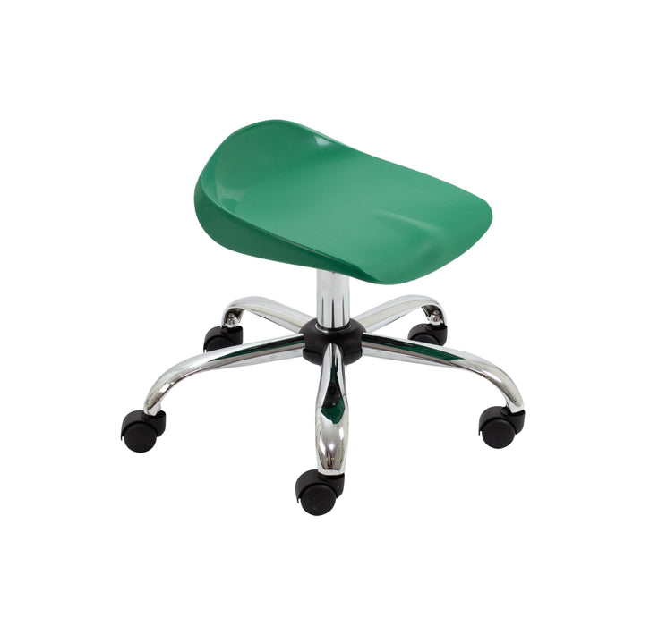 Titan Swivel Junior Stool Swivel TC Group Green Castors 