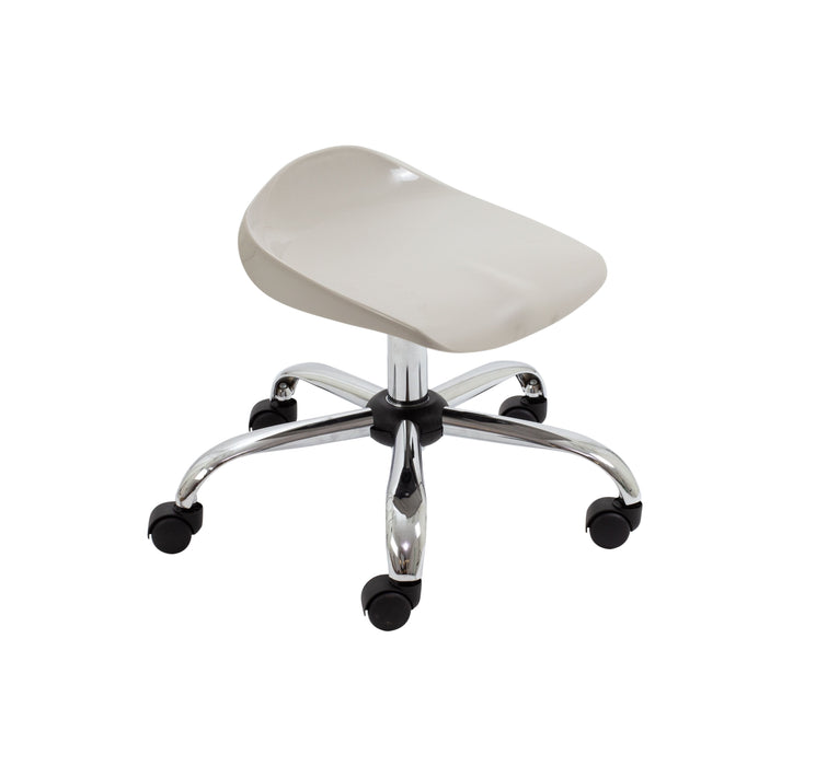 Titan Swivel Junior Stool Swivel TC Group Grey Castors 