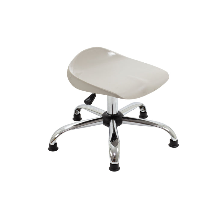 Titan Swivel Junior Stool Swivel TC Group Grey Glides 