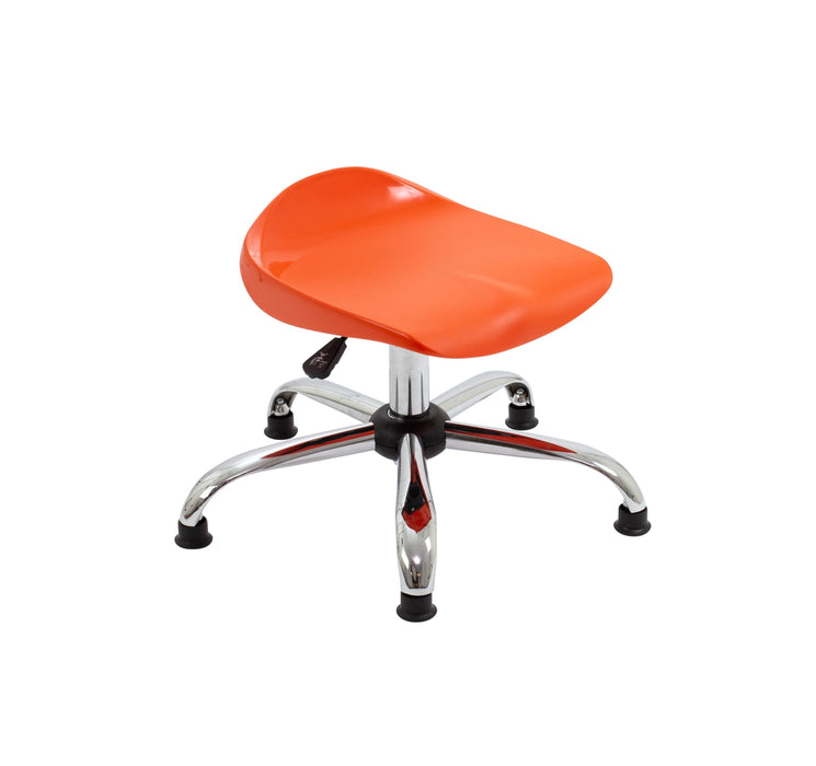 Titan Swivel Junior Stool Swivel TC Group Orange Glides 