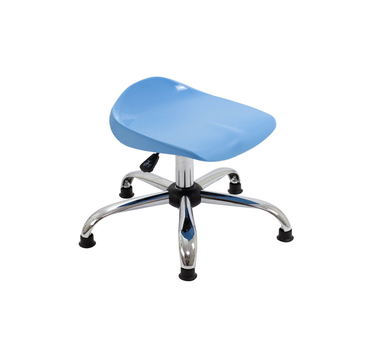 Titan Swivel Junior Stool Swivel TC Group Sky Blue Glides 