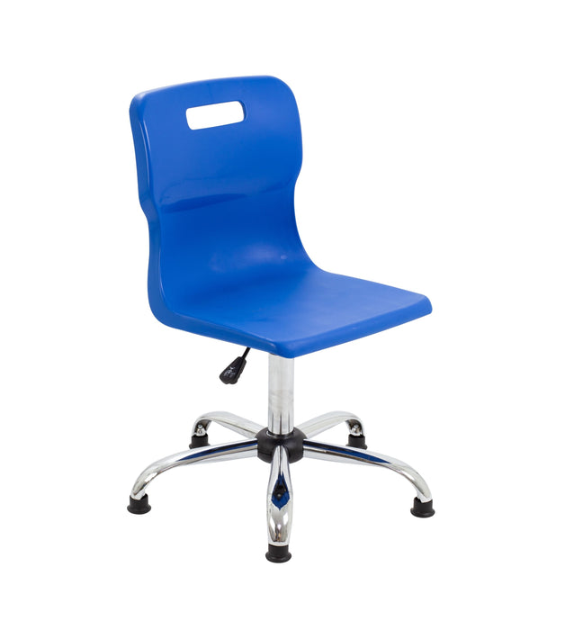 Titan Swivel Senior Chair Swivel TC Group Blue Glides 