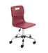 Titan Swivel Senior Chair Swivel TC Group Burgundy Castors 